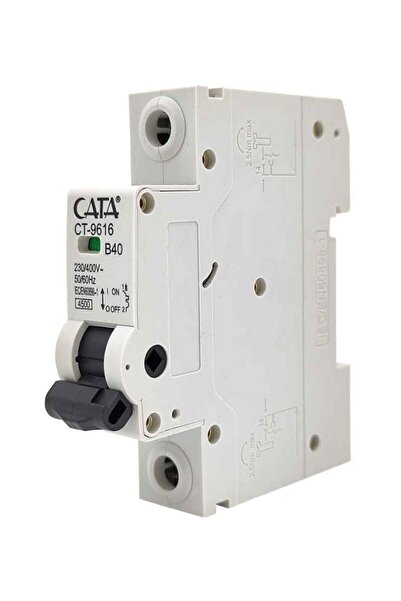 CT-9616 40 AMPER SİGORTA B TİPİ MONOFAZE 4 5 KA