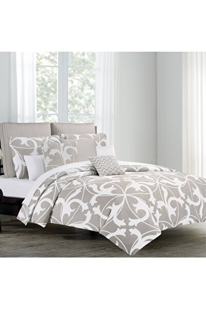 Orange Bed & Bath Orbit |   100% Cotton Double Duvet Set 8 Pieces