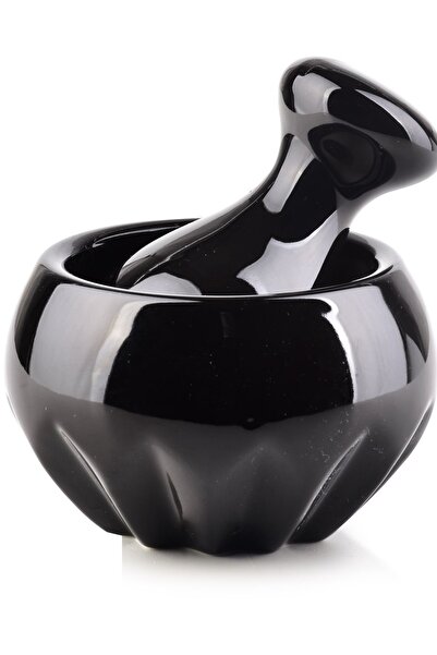 MONDEX Mortar Porțelan AFFEKDESIGN Modern Life 10 x 6.8 cm Negru 1 buc.