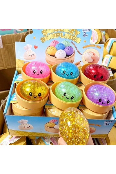 SHAMİRA 12'li full set Çin mantısı büyük boy squishy 12 adettir set olarak gö...