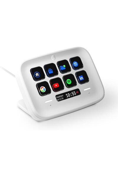 Elgato لوحة مفاتيح USB-C Stream Deck Neo مع مفاتيح قابلة للتخصيص ومستشعرات لم...