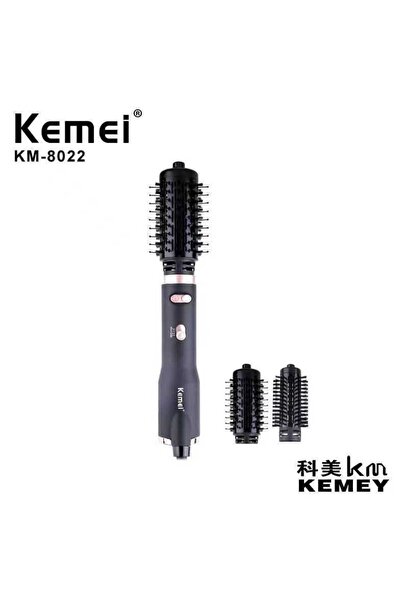Kemei KM-8022 Ηλεκτρικό Αερόβουρτσα για Ίσιωμα και Μπούκλες 1000W