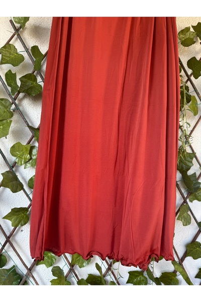 Blotch Premium Lycra Brick Color Lycra Sandy Jersey Shawl