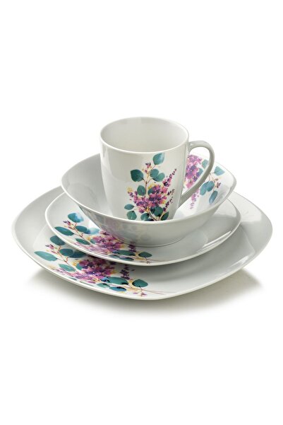 MONDEX Set de veselă din porțelan AFFEKDESIGN LEA LAVENDER 17/19.5/25.5 cm La...