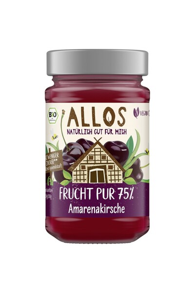 Allos Dulceata de cirese amare cu sirop de agave,