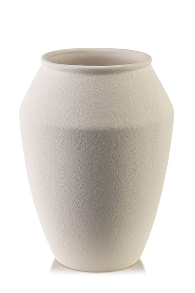 MONDEX Vază Polirășină MANON 14x9x21.5 cm Bej 1 buc.