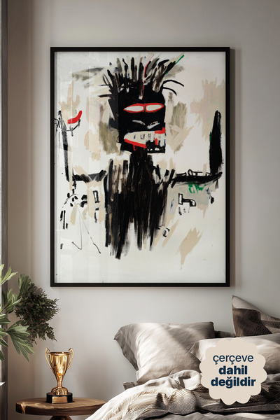 Persona Istanbul Jean-Michel Basquiat "Untitled, 1982" - Neo-Ekspresyonist Sa...