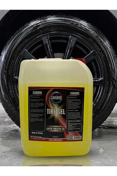 Caribre Lastik Parlatıcı Koruyucu Jel 5 Litre Uzun Süre Kalıcı Parlaklık