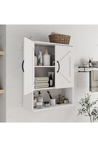 Topone1Topone1 48 x 20 x 61 cm wall-mounted bathroom cabinet; suitable for la...