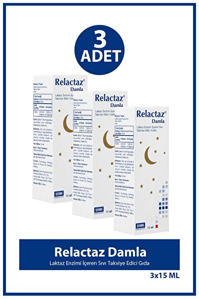 Assos Relactaz Damla 15 ml 3 Adet