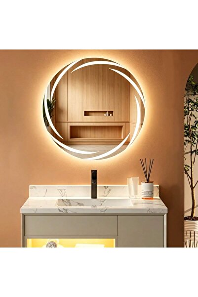 Snooe Bathroom Mirror with ledlightcolor Frame Bathroom Mirrors Dimmable Touc...