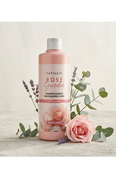 Farmasi Rose Garden Şampuan Duş Jeli Banyo Köpüğü 3 In 1 Gül Özlü Rahatlatıcı...
