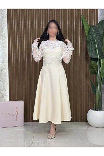 vanus fashion 7115 - فستان سهرة ميدي