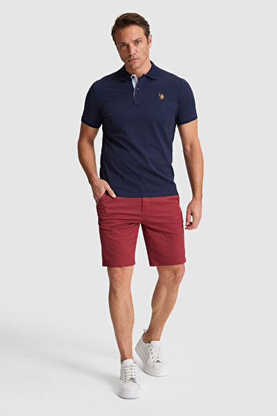 U.S. Polo Assn. Men's Cherry Woven Shorts 50322320-Vr223