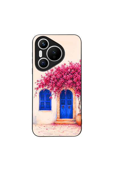 Sonique Θήκη Greek Island Muse Series για Huawei Pura 70 Ροζ Μπουκαμβίλια