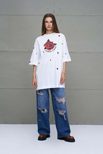#vdr viadellerose White Oversize Tunic 18244