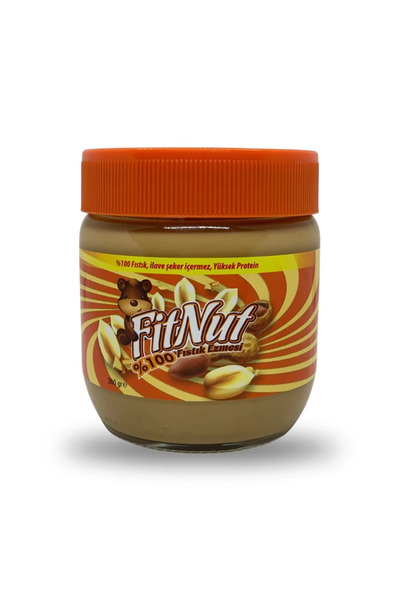 NOIS Fitnut Şekersiz %100 Fıstık Ezmesi 360Gr