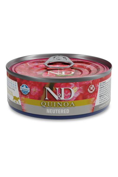 Farmina N&D Quinoa Hrană umedă pentru pisici adulte, 80 g