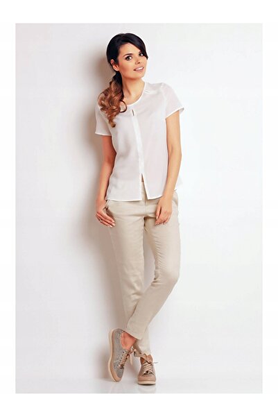 Awama Bluza Dama InfiniteYou, Poliester/Elastan, Ecru, XL