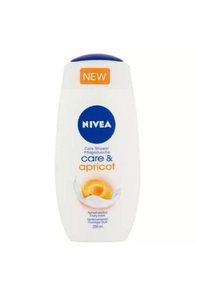 NIVEA Gel de dus pentru femei cu caise Care, 250ml,