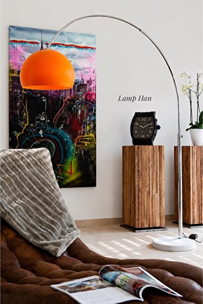 Lamp Han Curve Arch Series Deve Boyu Zemin Lambası Olta Lambader