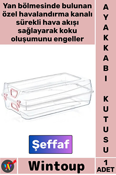 Wintoup #Cipele Prozirna Plastična Ventilisana Bez Mirisa Praktična Kutija za...