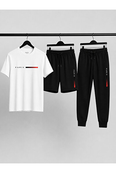 Gutsy TRICOU, PANTALONI DE TRENING, PANTALONI SCURȚI, COMBINARE 3 PIESE, SUBȚ...