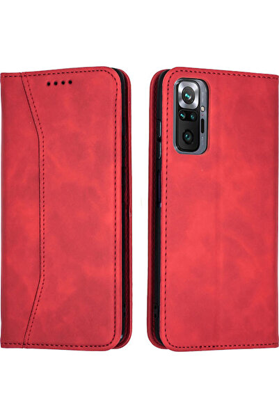 Other Bodycell PU Leather Wallet Synthetic Leather Red (Redmi Note 10 Pro) Co...