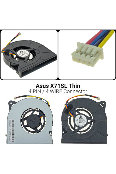 ASUS Ανταλλακτικός ανεμιστήρας φορητού υπολογιστή για X71SL Thin