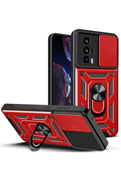 OEM Κόκκινο Συρόμενο Πίσω Κάλυμμα (Poco F5 Pro)