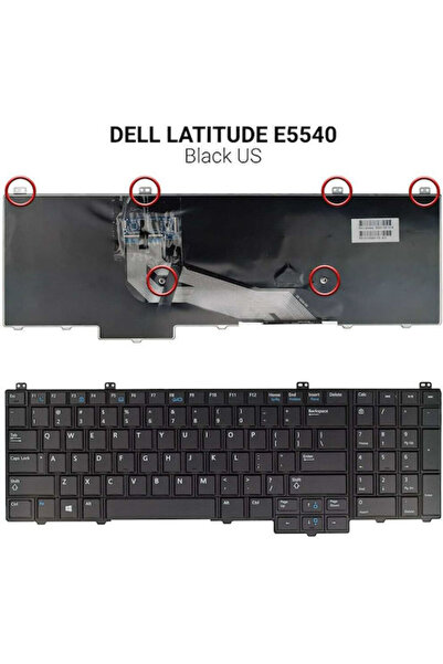 Dell Πληκτρολόγιο φορητού υπολογιστή για Latitude E5540 χωρίς πλαίσιο και με ...