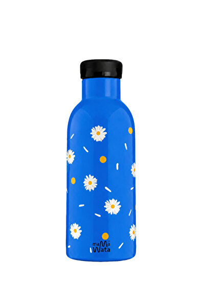 Mamawata Daisy Pipetli Çocuk Termos Matara 470 ml Paslanmaz Çelik Sızdırmaz Y...