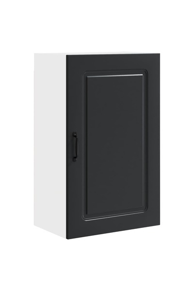 vidaxl Dulap de bucătărie Kalmar Negru 50 x 31 x 80 cm Lemn compozit
