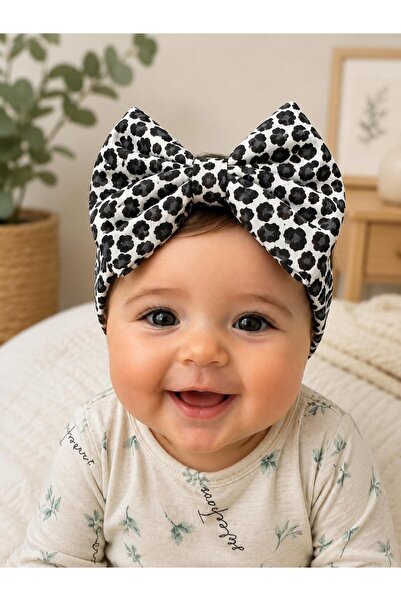 LUMİBABY BUTİK 100% Cotton Fabric Bow-Knot Baby Bandana, (Suitable for 6-18 M...