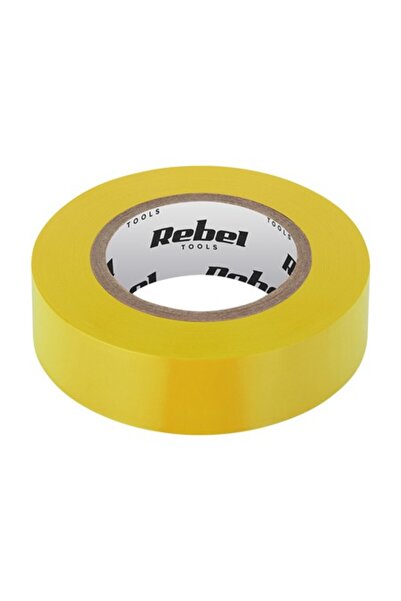 Rebel Bandă izolatoare electrică profesională galbenă 0.13mm x 19mm x 18.28m