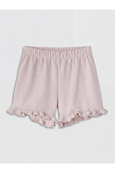 LC Waikiki Ozmarka New Season Girls' Ruffle Shorts