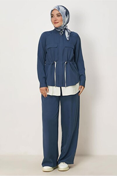 Alvina Beli Lace-Up Lyocell Suit 46580