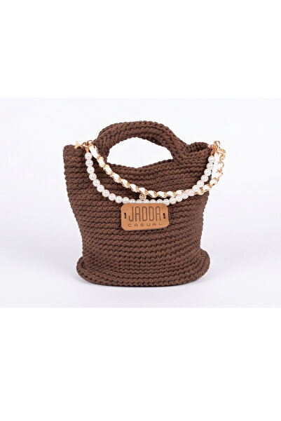 JADDA Handmade Daily Knitted Handbag Macrame Yarn