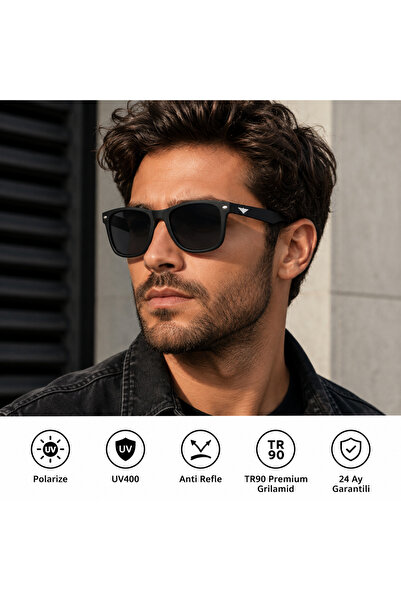 EXELİNE 121 Col New Premium Series Rb Model Polarized Men's Sunglasses-Polari...