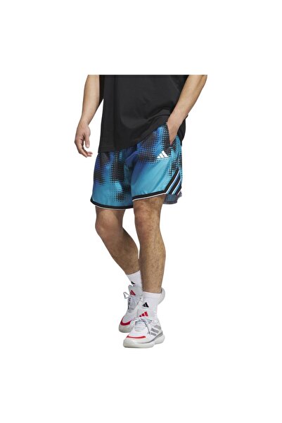 adidas Șorturi bărbați Crazy Lite cu imprimeu integral, lungime 7 inci, 2XL