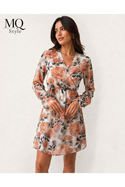 MQ Chiffon Floral Midi Dress - Turkish Elegance by Style