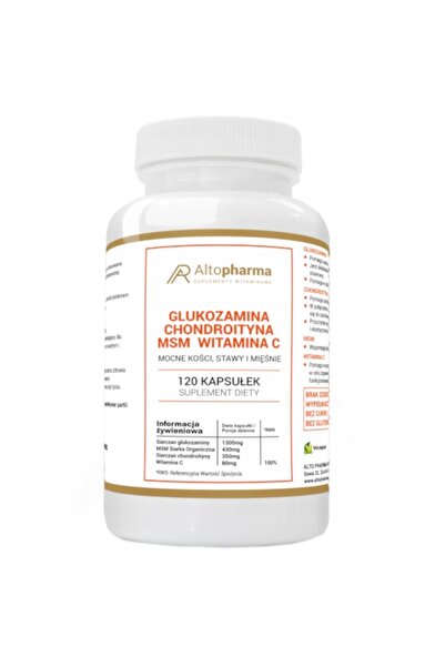 ALTO PHARMA Glucozamina Condroitină MSM Bovină 120 Capsule