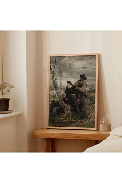 Pegziz Pictura lui Victor Müller cu Hamlet și Horatio în Cimitirul |   Poster...