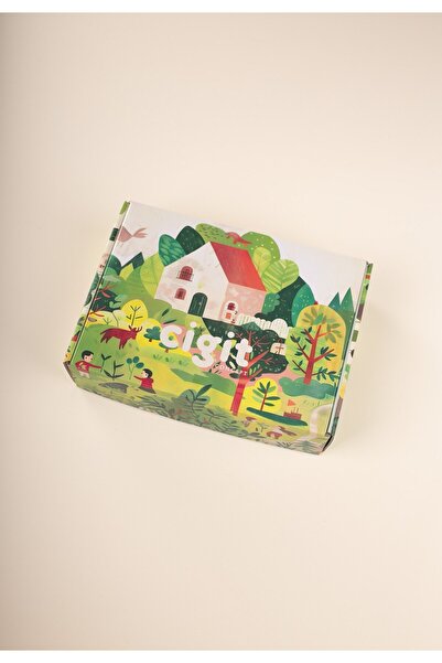 Cigit Patterned Gift Box 17*24 cm Girl