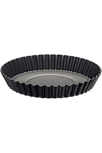 The Bros Brasil 26cm 1.8L Graphite Aluminum Tart Mold with Interior and Exter...