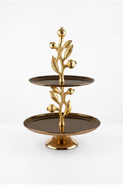 Sembol Leaf Rose Gold 2-Layer Decorative