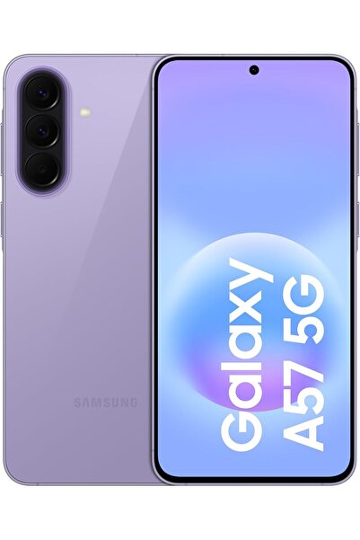 Samsung هاتف جالاكسي A57 5G الذكي بنظام أندرويد، سعة تخزين 256 جيجابايت، ذاكر...