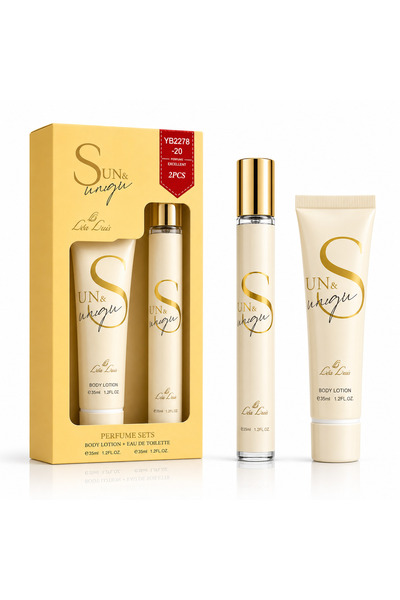 Lea Luis Set cadou Sun & Unique, Apă de toaletă 35 ml + Loțiune de corp 35 ml...