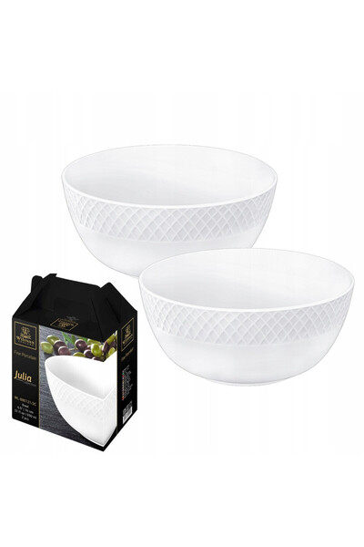 WILMAX ENGLAND Set 2 boluri WILMAX JULIA, porțelan, 16 cm, 930 ml