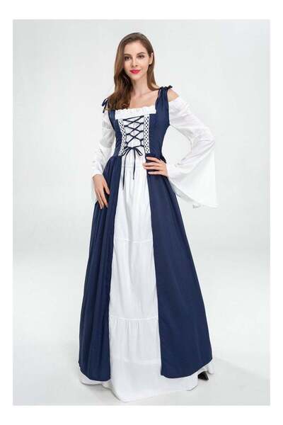 Sparklepals Medieval Costume for Women Europe and America Style Middle Ages R...